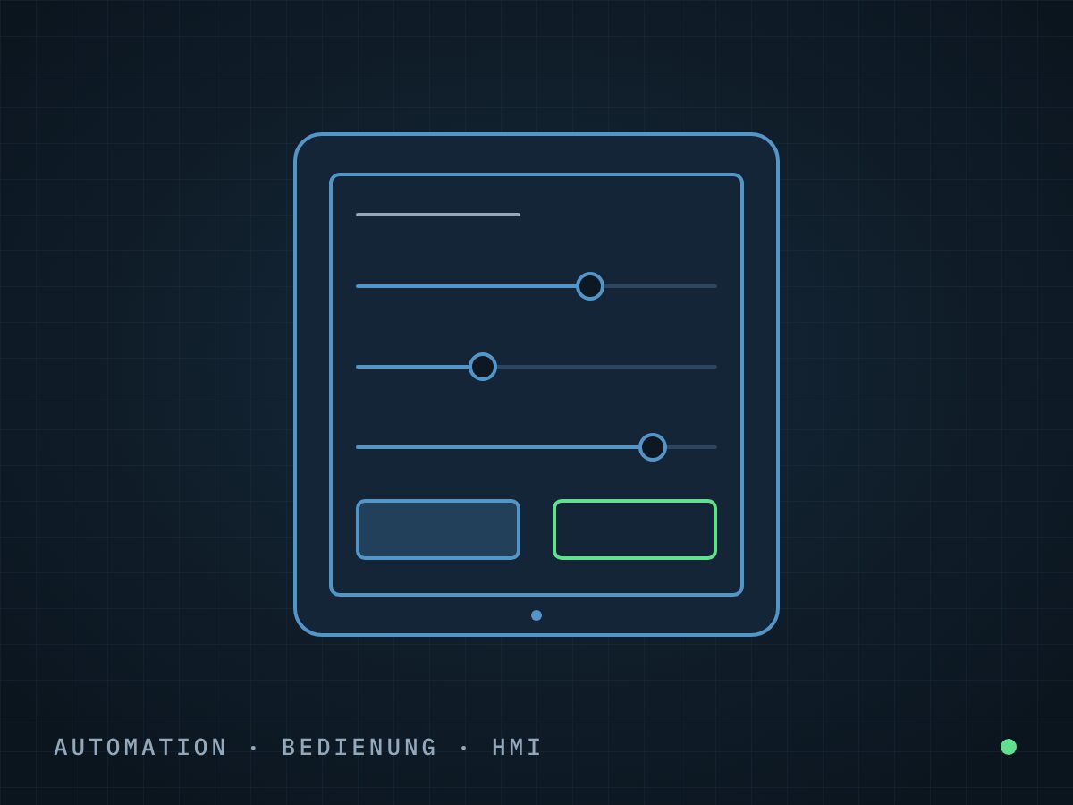 Bedienung über Smart HMI